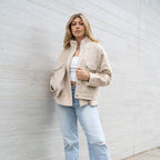 Sydney Sand Colored Mixed Corduroy Jacket
